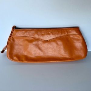 Hobo International Tangerine Leather Clutch
